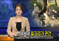 SBS 8시 뉴스에 '노인일자리' 관련 내용 보도